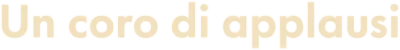 Un coro di applausi streaming Un coro di applausi